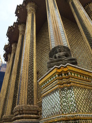 Detalle del Palacio Real en Bangkok (Tailandia)