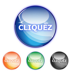 Picto CLIQUEZ - Icon click - collection color