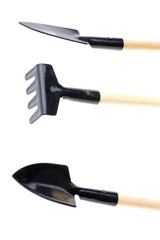 garden tool on white