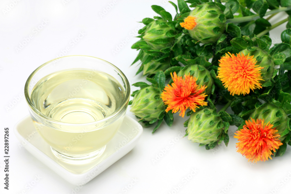 Sticker safflower oil