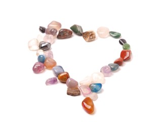 Herz aus Edelsteinen