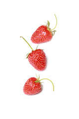 Three strawberry