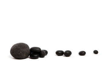 Ambiance zen - pierres noires