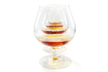 Glasses of brandy