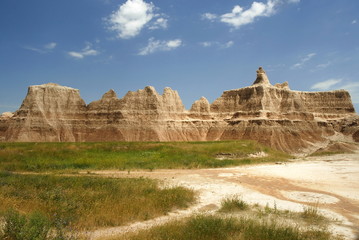 The Wall from the northeast entrance, Badlands national park, NP