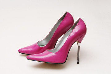 pink pumps high heels