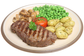 Sirloin Steak with New Potatoes