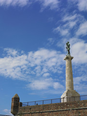 Fototapeta premium The Victor, Landmark symbol of Belgrade, Serbia