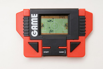 lcd game spiel fussball