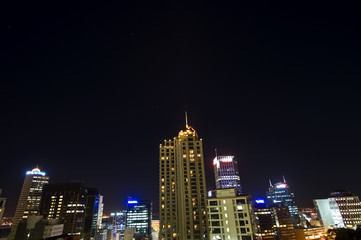 Fototapeta na wymiar Auckland City by night