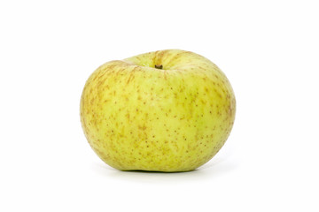 manzana sobre fondo blanco