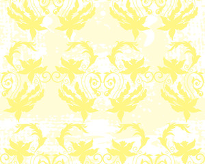 Seamless floral background. Vector illustration.
