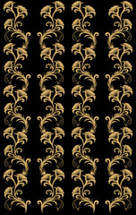 Floral background. Vector illustration.