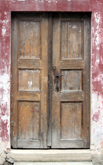 aold wooden door