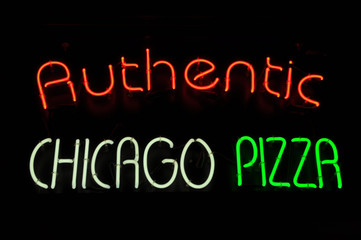 Chicago Pizza Neon Sign