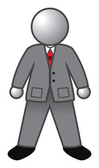businessman glossy