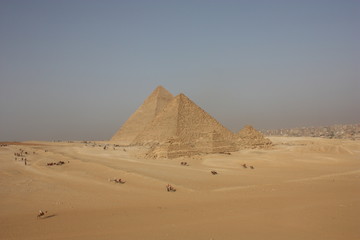 Fototapeta na wymiar Pirámides de Giza