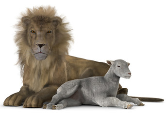 lion and lamb © James Steidl