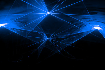 Disco and laser show