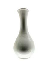Antique Chinese Vase isolated over white with clipping path.