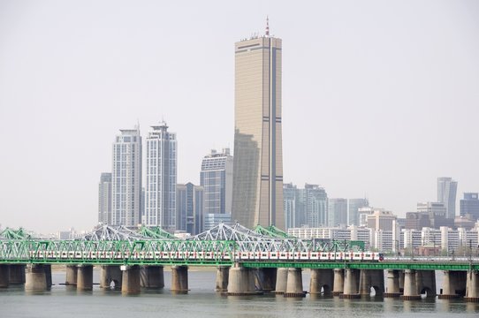 Han River Brücke, Seoul, Korea
