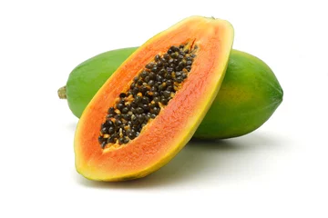 Zelfklevend Fotobehang Papaya fruits © dezign56