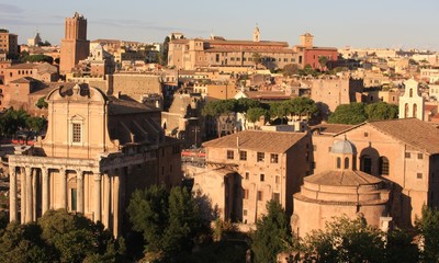 Le forum impérial à Rome