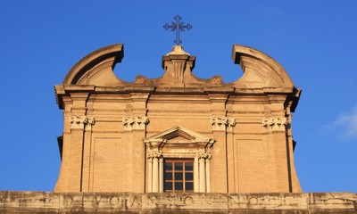 Fronton du temple d'Antonin et de Faustine