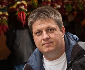 Ordinary regular caucasian male