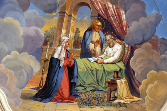 The death of st. Joseph Stock Photo | Adobe Stock