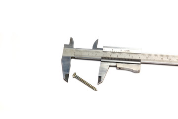 Schieblehre mit Schraube