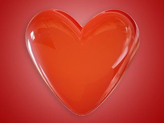 heart love 3d cg