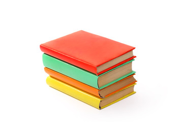 books isolated on white background.