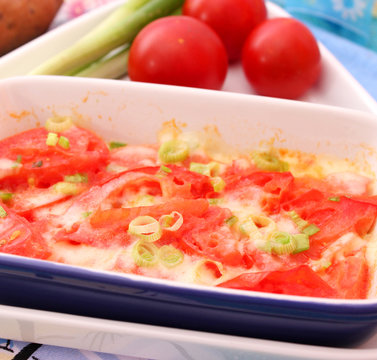 &uuml;berbackene tomaten