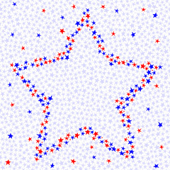 Star of stars background