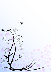 Floral Background - Filigree