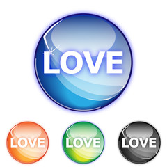 Picto anglais aimer - Icon LOVE - collection color