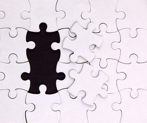 Fototapeta premium There is no two elements , blank, puzzle.