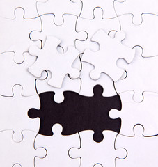 Fototapeta premium There is no two elements , blank, puzzle