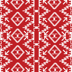 Red and white traditional texture