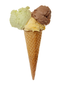 Eiscreme auf Eist&uuml;te