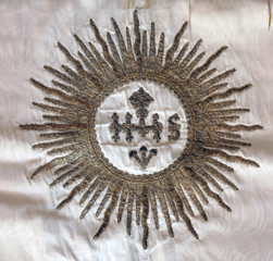 Golden embroidered Church vestments