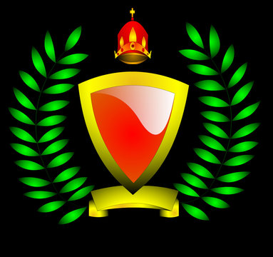 The Bright shield with corona