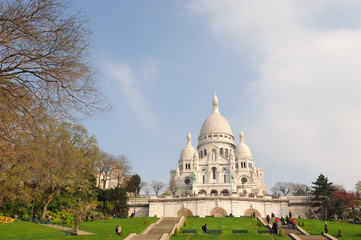 Fototapeta na wymiar Sacre Coeur Montmatre