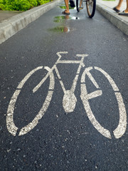 Obraz premium Bicycle lane