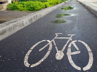 Obraz premium Bicycle lane