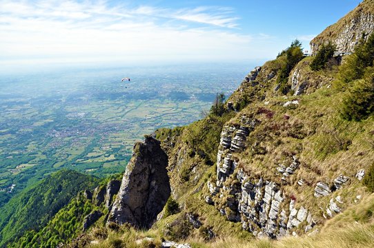 parapendio a Crespano del Grappa