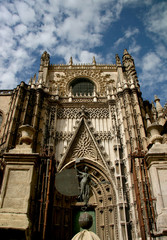 sevilla Cathedral gothic entrance