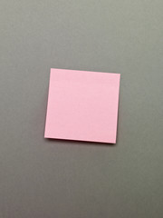 Pink Adhesive Note