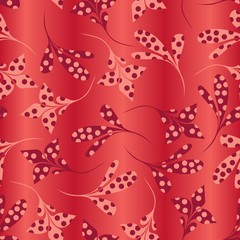 Seamless hor floral pattern